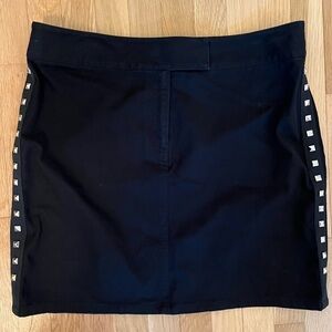 Vintage Y2K early 2000s Black Studded Women's Skirt